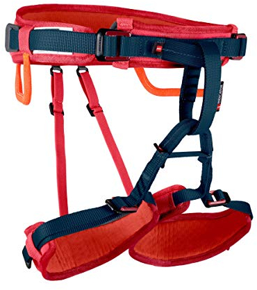 Mammut Ophir Kids | Klettergurt für Kinder, Absturzsicherung, Ausrüstung für Outdoor Sport | One Size, Barberry