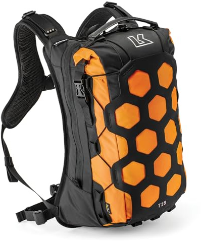 Kriega Trail 18 Motorrad Rucksack, orange