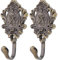 2Pcs Vintage Vorhang Raffhalter Haken Rose Gardinen Holdbacks Wand Haken Aufhänger Halter für DIY Home Office Goldene Hut Handtuch Bronze