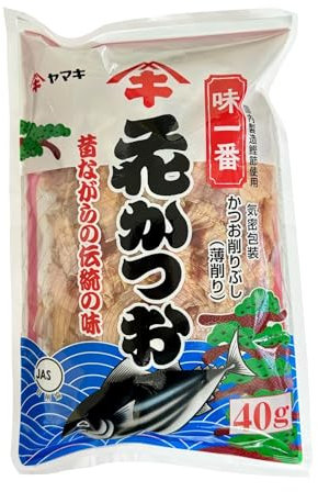Yamako Katsuobushi Katsuo Bonito Späne für Japanische Brühe Dashi, 40g, Hergestellt in Japan.