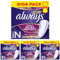 Always Dailies Extra Protect Slipeinlagen Damen, Normal, 256 Binden (4x64 Stück Multipack), schliesst Gerüche und Flüssigkeit sofort ein, für maximalen Schutz am Tag