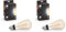Philips Hue White E27 Große Edison Filament ST72 550lm, warmweißes Licht, dimmbar, steuerbar via App, kompatibel mit Amazon Alexa (Echo, Echo Dot), 2er Pack