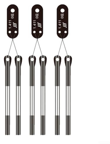 Outil de jauge à trois broches pour une mesure précise du diamètre extérieur du filetage, construction en acier au carbone (0,343)