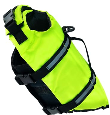 Giubbotti Di Salvataggio Canino per Il Bagno | Giacca galleggiante riflettente per Cucciolo con Galleggiabilità - Accessori per Animali con Manici per Razze Medie Grandi Piccole Piscina Lago Spiaggia