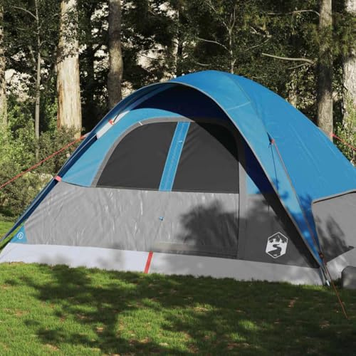 Tenda familiare per 6 persone, 334 x 273 x 190 cm, in poliestere 185T, impermeabile, a cupola rimovibile, attacco E Gearloft