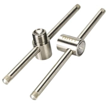 QUXVUIS Herramienta de prensado de Puntas Taco Billar, Duradera, Acero Inoxidable, Ligera, Herramienta para Forma a Las Puntas Taco Billar, Accesorios para, Rectificado pasadores 11 mm