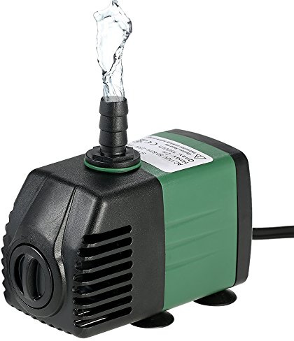 Decdeal Vattenpump 1500L/H 25 W dränkbar för akvarium vattenträdgårdar och hydroponiska system med 2 munstycken AC220-240V