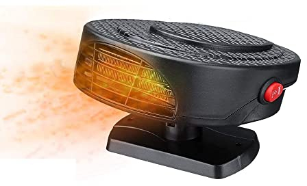 Riloer tragbare Autoheizung Hochleistungs-Schnellheizungslüfter zum Auftauen und Warmhalten der Windschutzscheibe 12V 150W