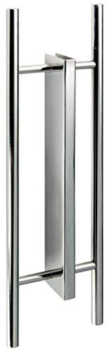 CBM Manilla puerta corredera vidrio 10 mm. Tirador inoxidable TCBM-140LM para pegar con silicona.