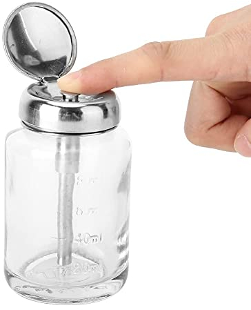 Pumpflasche, Spenderflasche, Nagellackentferner Dispenser, Pumpspender Nagellackentferner Spender Maniküre Zubehör Gel Poliermittel Entferner Leerer Behälter