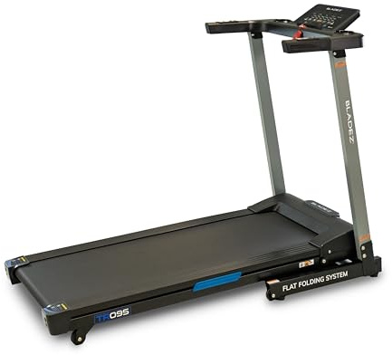 BH Fitness TR095 Tapis de Course Pliable Bluetooth, FTMS, 120x42cm, 12 Programmes, Moniteur LED, Vitesse 14km/h, Inclinaison 15 Niveaux, Compatible Sangle Poitrine