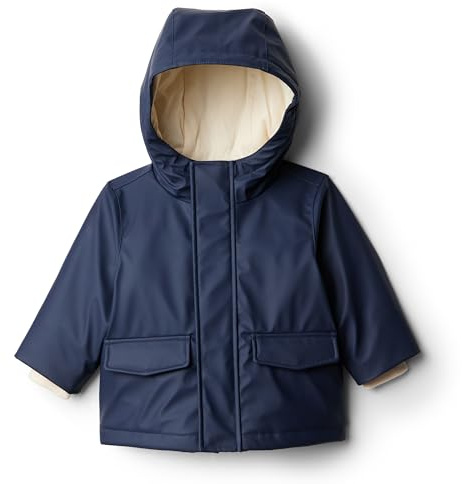 Amazon Essentials x Sofia Grainge Chaqueta Impermeable Niño, Azul Marino, 4 años