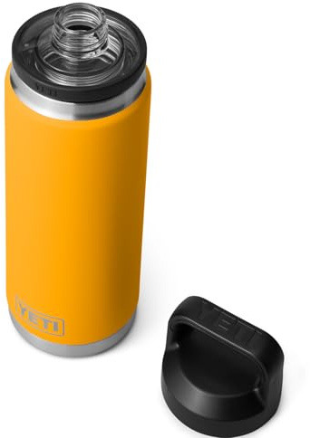 YETI Rambler 26 oz Bottle, Leakproof, Vacuum Insulated, Stainless Steel with Chug Cap, Beekeeper