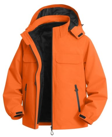 Shacket Jacka Män Utomhus Vattentät Jacka Solid Hoodie Vindjacka | Bergsklättring ytterkläder utomhus aktiv sportkläder hållbar anorak cool sport ytterkläder lastbilsjackor för vandring