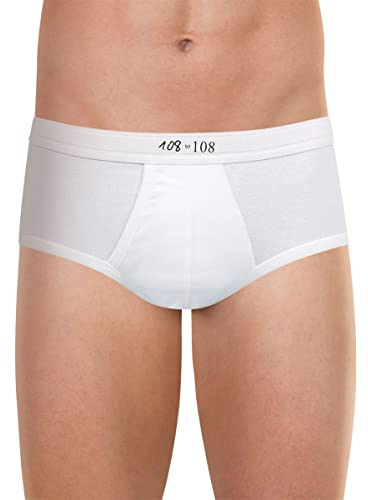 Eminence - Slip Taille Haute Ouvert Pur Coton Premium - Taille : 5 - Couleur : Blanc