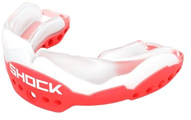 Shock Doctor Ultra 2 STC Zahnschutz Mundschutz MMA Boxen Eishockey Muay Thai Jiu Jistu, Farbe:Rot