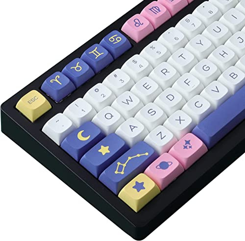 PBT XDA Profil ANSI/US Layout 133-Tasten Dye Sublimation Constellation Keycaps für Cherry MX/Gateron Schalter Mechanische Tastaturen