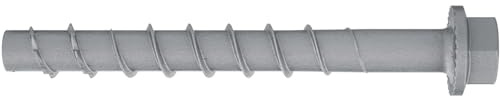 Fischer Ultracut FBS II CP US 10x100 Betonschrauben - Leistungsstarke Betonschrauben für den Innenbereich - Sichere Befestigung in Beton & Mauerwerk, Stahl feuerverzinkt - 50 Stück