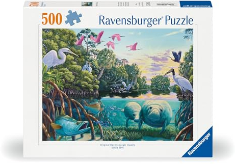 Ravensburger Puzzle 12000044 - Manatee Moments - 500 Teile für Erwachsene und Kinder ab 12 Jahren