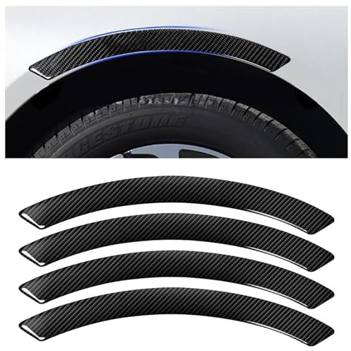 KOIYWQA 4Pezzi Protezione Passaruota Auto per Ford Fiesta/Fiesta Zetec S/Fiesta Mountune/Fiesta St 2000-2025 Protezione per Sopracciglia Ruota Copriruota Auto Parafango Allargamento
