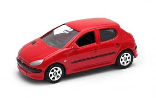 OPO 10 - Auto in Miniatura Compatibile con Peugeot 206, Scala 1:64, 3 Pollici (7,5 cm), Welly SUP37