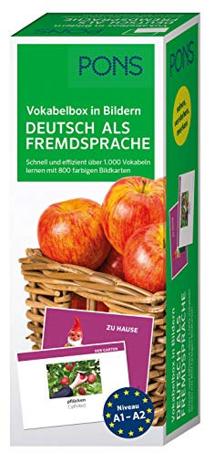 PONS Vokabelbox in Bildern Deutsch als Fremdsprache: Schnell und effizient über 1.000 Vokabeln lernen mit 800 farbigen Bildkarten: Schnell und ... farbigen Bildkarten. Mit Zugang zu PONS-App.