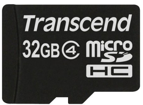 Transcend 32GB microSDHC Class 4 (Standard) Memory Card