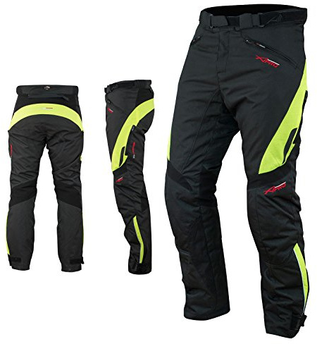 A-PRO Vattentäta motorcykelkläder textil termiska dambyxor Fluo storlek 32