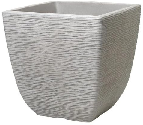Stewart Cotswold Planter 38cm Square Limestone Grey