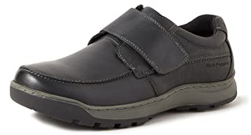 Hush Puppies Casper, Mocasín Hombre, Negro, 42 EU