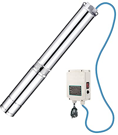 4 Zoll Brunnenpumpe Tiefbrunnenpumpe Tauchdruckpumpe Rohrpumpe Gartenpumpe Brunnen-Star Die Energie-Spar Brunnen (4 Zoll - 1100 Watt - 7,8 bar)