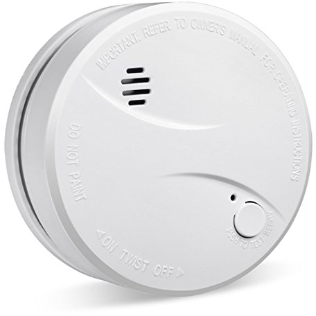 OBEST Rilevatore di Fumo, Rilevatore di Fumo Fotoelettrico a Infrarossi, con Una Durata di 10 Anni, Può Essere Utilizzato in Case, Aziende, Magazzini