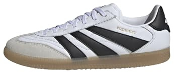 Adidas Unisex Freestyle Indoor Soccer, White/Black/Gold Metallic, 6