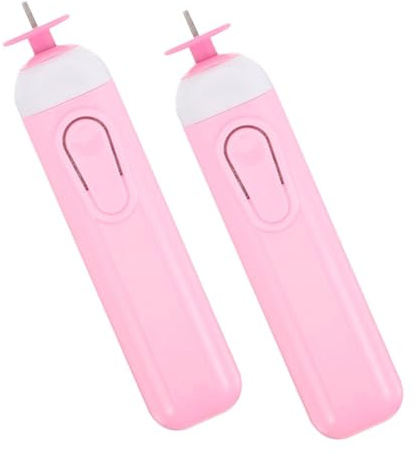 UKCOCO 2pezzi Strumento Elettrico per Quilling Fessura per Rotolare La Carta Penna Automatica per Lavori Fai da Te Materiale Plastico Leggero e Robusto