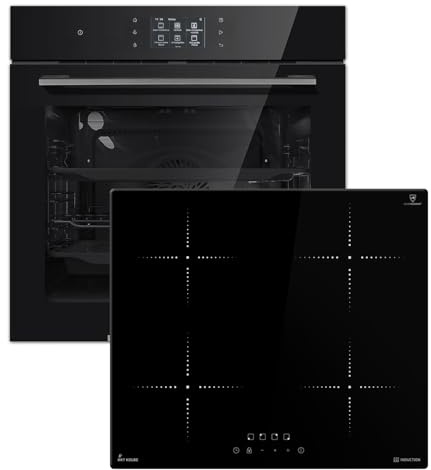 KKT KOLBE Cuisinière autonome | Four encastrable 60 cm EB8017TFT | Écran tactile TFT | Fermeture douce | Plaque à induction IH85900RL 59 cm | Catalyse | Fonction pizza | Barbecue chaleur tournante |