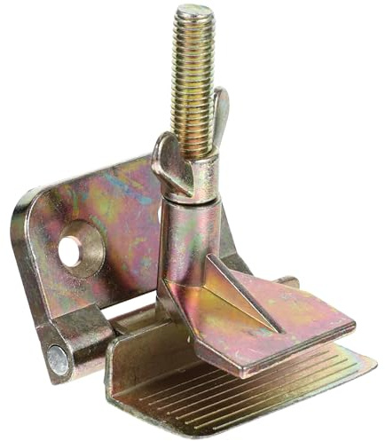 Sosoport Abrazadera Metálica de Bisagra Galvanizada para Serigrafía, Pinza para Prensa de Serigrafía Diy, Accesorio de Impresión en Color Dorado, Herramienta Resistente para Montaje