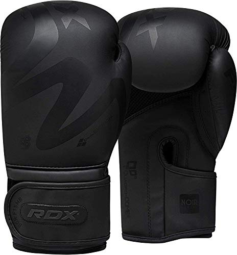 RDX Boxing Gloves Sparring Muay Thai Pro Training, Maya Hide Leather, Kickboxing Heavy Punching Bag Focus Mitts Pads Double End Ball Workout, MMA Fitness Gym, Ventilated Palm, Men Women Adults & Kids