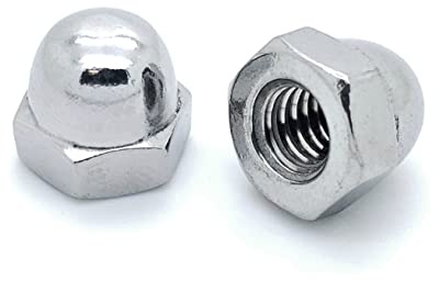 25 Qty #8-32 Stainless Steel Acorn Hex Cap Nuts (BCP590)
