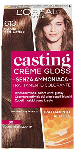 L'Oréal Paris Ammonia Free Hair Dye, 613 Blonde Iced-Coffee