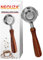 NEOUZA 58mm Bodenloser Siebträger für Espresso-Kaffeemaschine, kompatibel mit WPM Welhome 304 Edelstahl, zwei Ohren mit Filterkorb