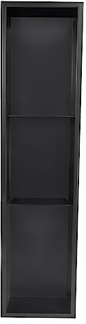 Thermopanel 304 Stainless Steel Recess Shower Niche Shelved - Matte Black (204x915x103mm) - Waterproof Modern Space Saving Shower Storage