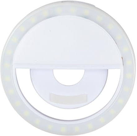ITENSE - Anillo luminoso, anillo luminoso para teléfono, anillo de luz para selfies, ofrece una mejor iluminación para tus fotos, cable incluido - Fácil de usar - Compatible con todo tipo de teléfonos