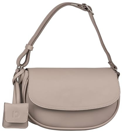 TOM TAILOR Denim Bena Damen Überschlagtasche Umhängetasche Mini Grau