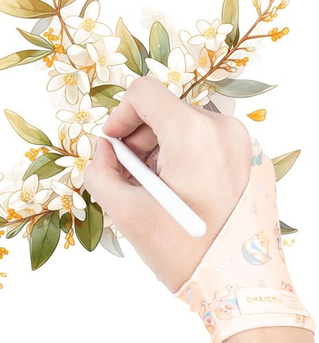 Artist Drawing Glove for Graphic Drawing Tablet, Fits Left and Right Hand