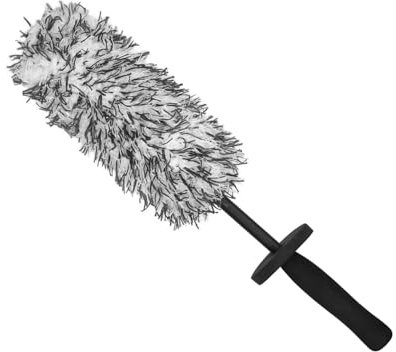 Car Wheel Brush Wheel Cleaning Brush, Soft Synthetic Wool, Metal-Free