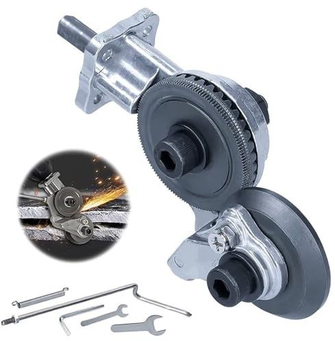 GIONAR Electric Drill Plate Cutter, Sheet Metal Nibbler Drill Attachment, Fast Metal Cutter for Iron Steel Copper Aluminum White Sheet, Power Nibbler Drill Accessory for DIY Metal Cutting