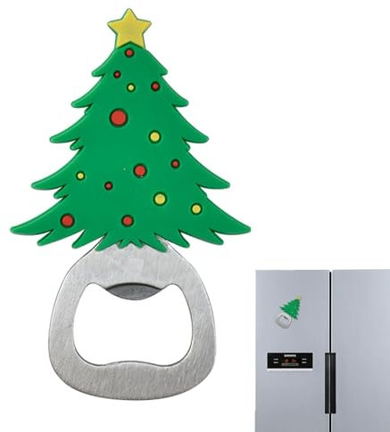 Kioriur manuale per bottiglie e lattine in acciaio inox con motivo alce - Strumento multifunzione per aprire coperchi in acciaio inox