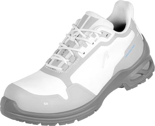 ACE Constructor S3 Scarpe da lavoro - Leggere, antiscivolo e resistente all'acqua - Scarpe di sicurezza per uomo e donna - Bianco - 44