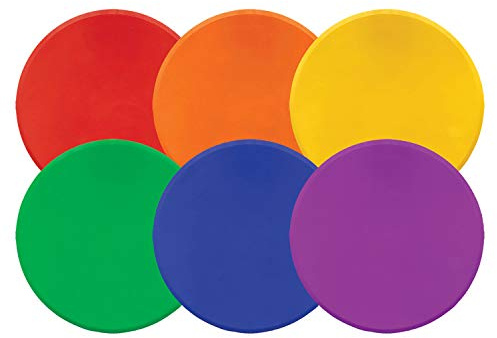 Champion Sports Poly Spot markör, 30,5 cm, flera färger, 6 stycken