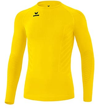 Erima Unisex Erwachsene Athletic Longsleeve 2.0 Funktionsunterwäsche (2252108), gelb, XL